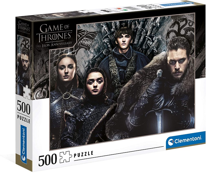 Clementoni Game of Thrones, Puzzle Adulti 500 Pezzi, Made in Italy, Multicolore, 35091