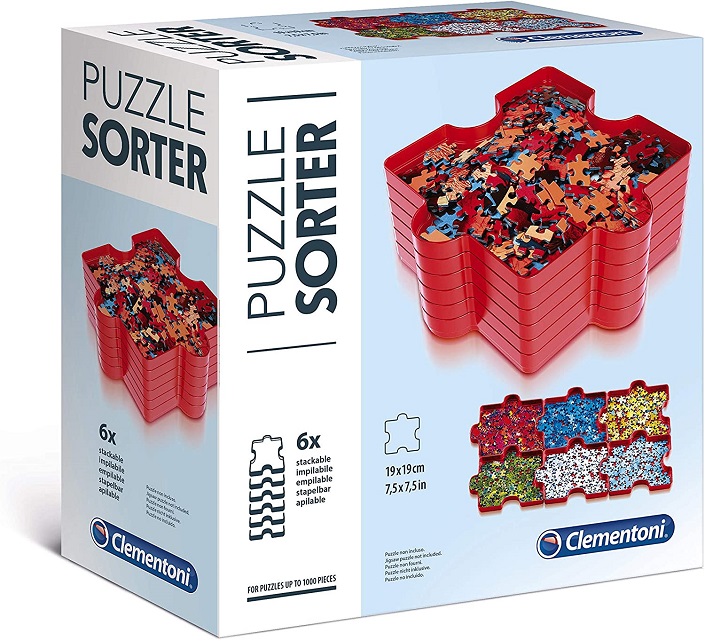 Clementoni Sorter-Accessori Puzzle, Multicolore, 37040