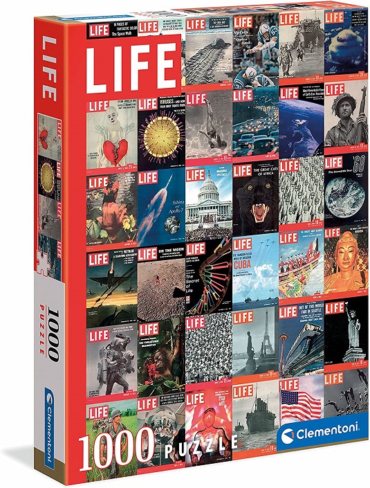 Clementoni Life Magazine-Cover Adulti 1000 Pezzi, Vintage, fotografie Famose, 39636