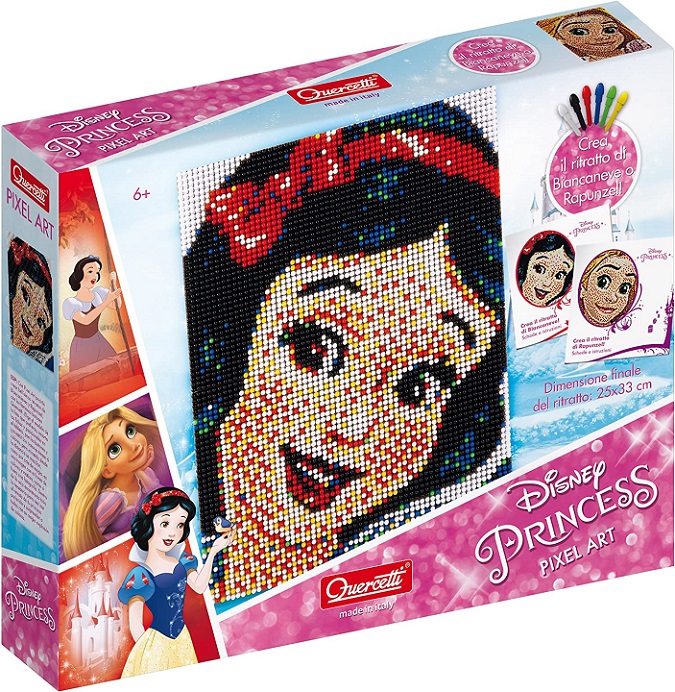 Quercetti – Pixel Photo Disney Princess 6600 Chiodini Colorati