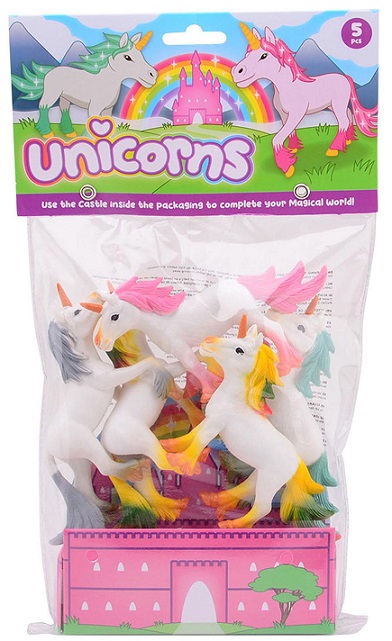 Animal World Unicorni 5 pezzi in sacchetto