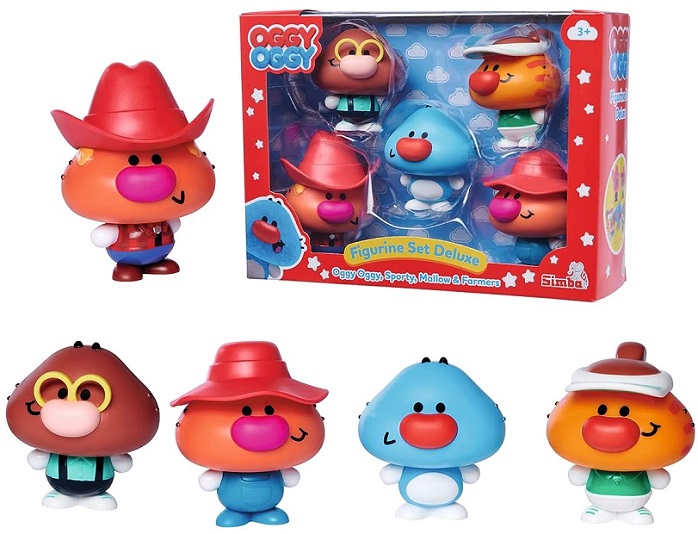 Simba – Oggy Oggy Set 5 personaggi, 109356134, 3 anni, personaggi 7 cm