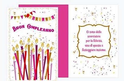 Biglietto d’auguri – Buon Compleanno