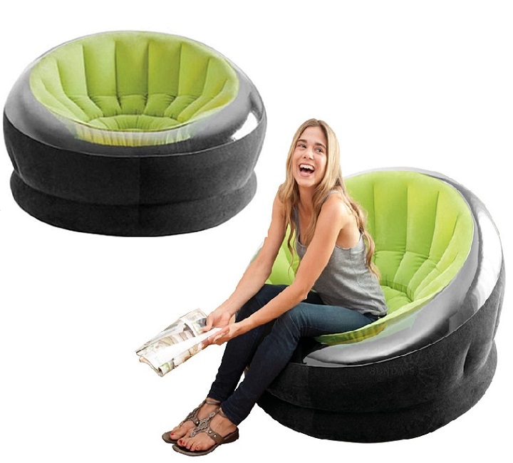 Intex Empire Poltrona Gonfiabile Chair Multicolore 112 x 109 x 69 cm