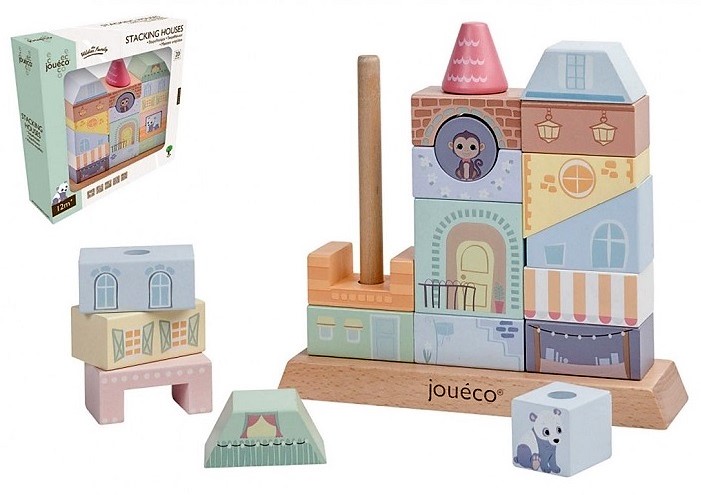 Jouéco  Case impilabili La famiglia Wildies