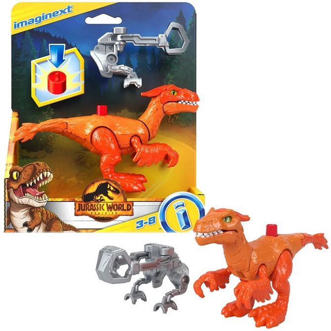 Mattel Jurassic World Imaginext Figure Dinosauro Pyroraptor