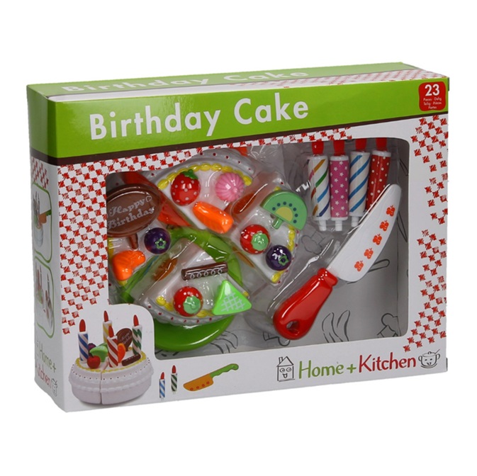 Home & Kitchen Set Birthday cake Torta da tagliare