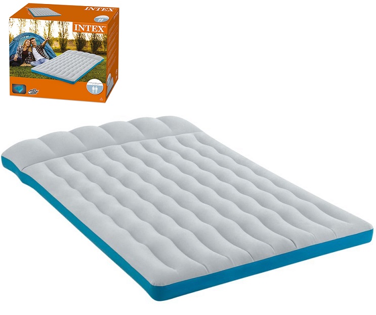 Intex Development Company Limited Materassino Camping Laminato Unisex, Grey/Blue, L