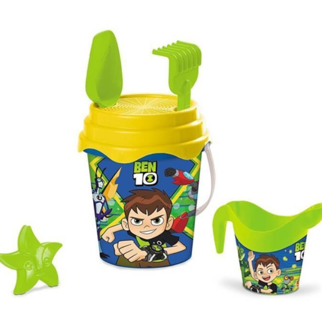 Ben10 Set Secchiello con annaffiatoio Giocattolo, 18 cm