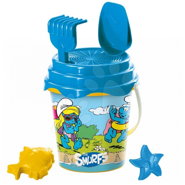 Puffi Set Secchiello con annaffiatoio Giocattolo, 18 cm