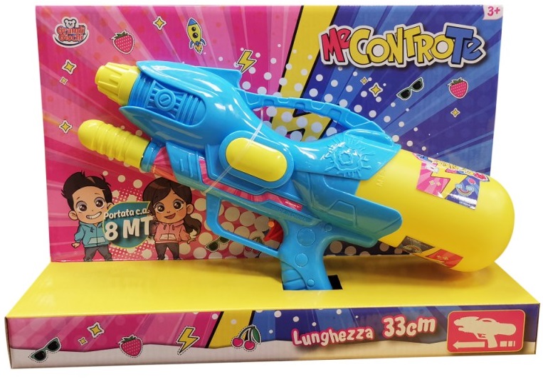 Fucile ad Acqua 28 CM Me Contro Te con getto fino a 6 metri