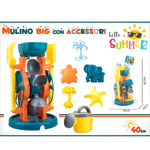 Hello Summer – Mulino Mare con Accessori H 40 cm