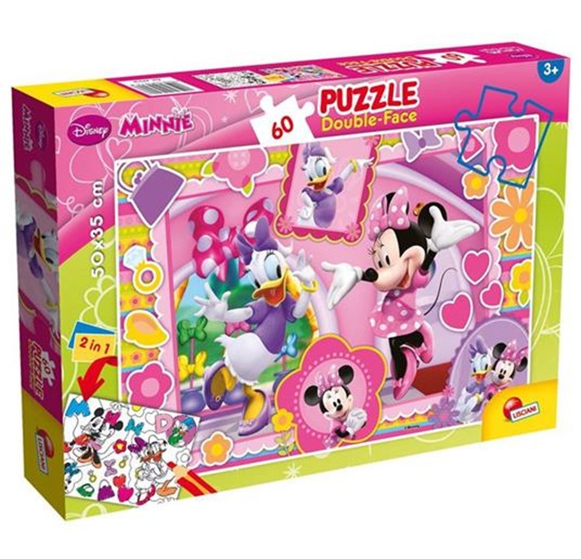LISCIANI – 47918- Puzzle – 60  Pezzi Disney  Minnie Puzzle Bambini 3 Anni +