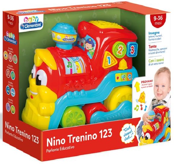 Baby Clementoni 14970 – Nino Trenino 123