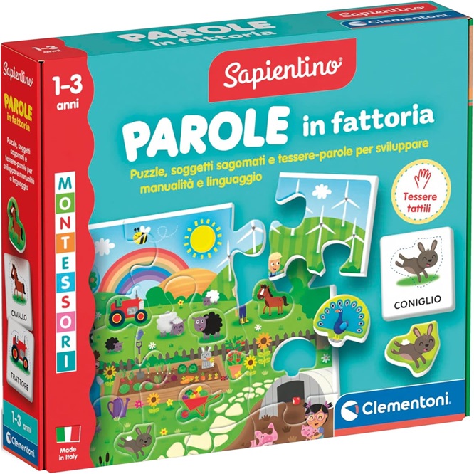 Clementoni- Sapientino Parole in Fattoria da 1 a 3 anni