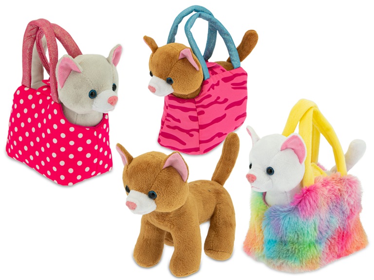 ISOLA DEI CUCCIOLI – GATTO IN BORSETTA 3 ASS 16 CM VENDITA SINGOLA