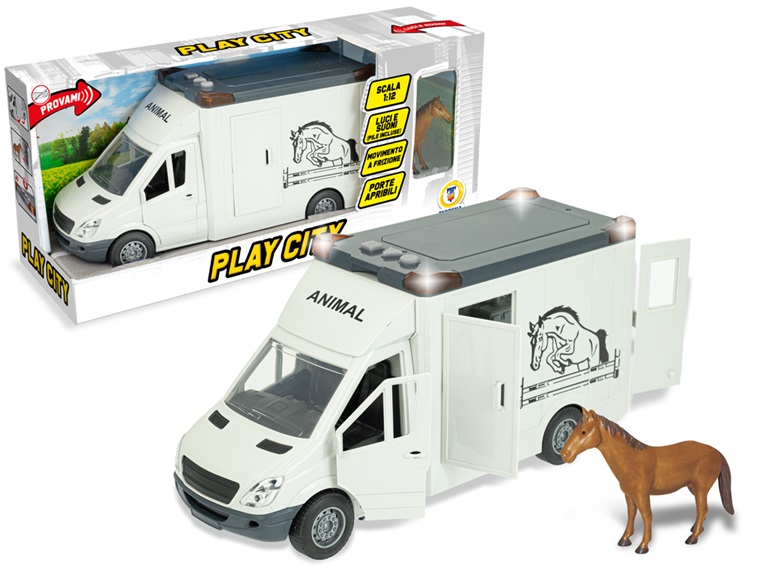 PLAY CITY – TRAILER TRASPORTO CAVALLI LUCI E SUONI
