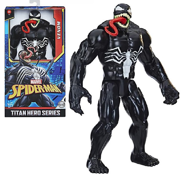 Hasbro Marvel Spider-Man – Titan Hero Series – Venom Deluxe, action figure da 30 cm, dai 4 anni in su