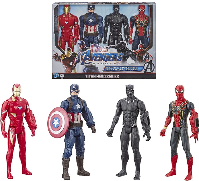 Marvel Avengers: Endgame Titan Hero Series Action Figure confezione da 4