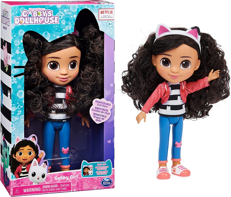 Gabby’s Dollhouse, La bambola di Gabby, personaggio di Gabby, Bambolina 24 cm