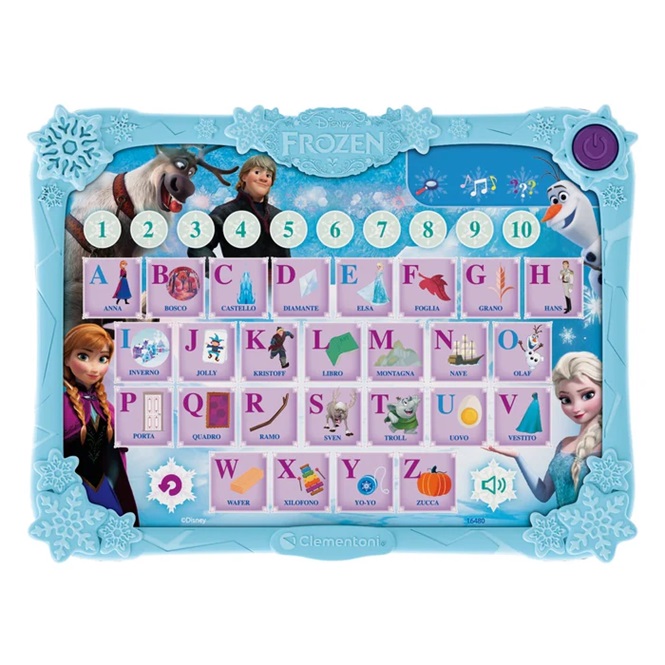 Clementoni 16480 – Sapientino Alphabet Pad DI FROZEN
