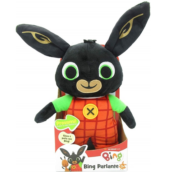 Giochi Preziosi Bing Peluche Parlante, 33 cm [Versione Italiana]