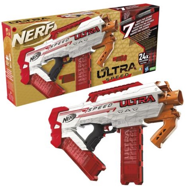 Nerf Ultra – Speed, blaster motorizzato, include 24 dardi Nerf AccuStrike Ultra