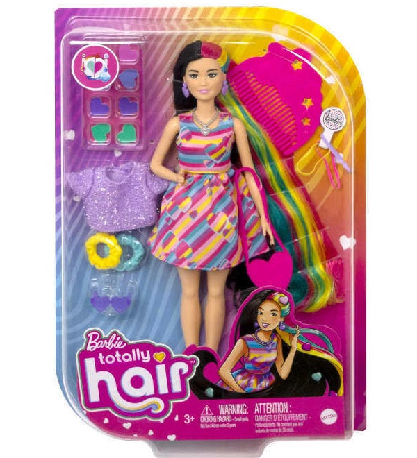 Barbien Totally Hair Brunamulticolor