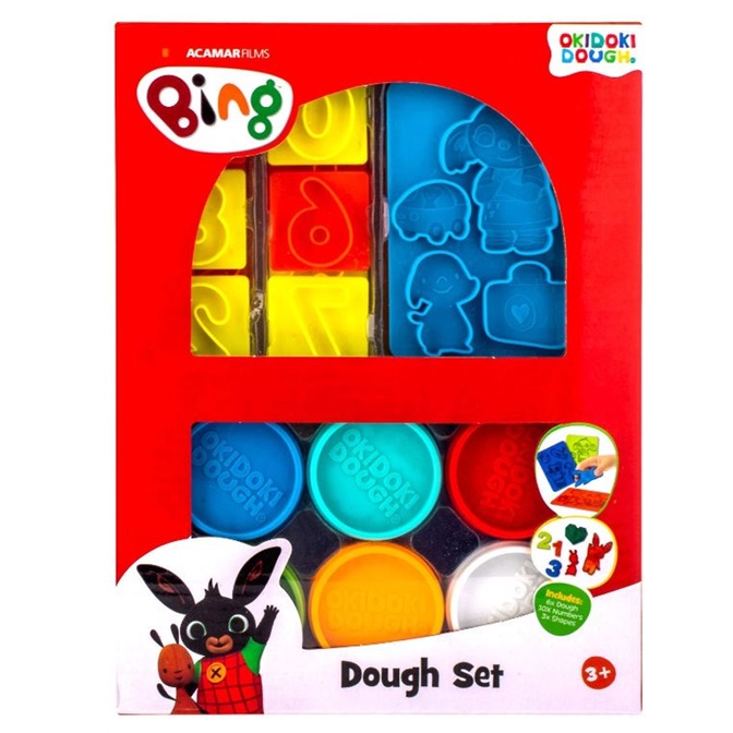 Okidoki- Bing set Plastilina e formine