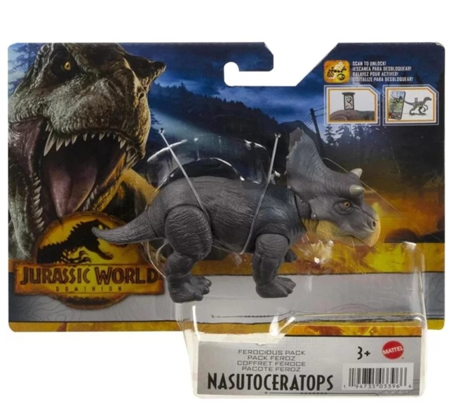 JURASSIC WORLD NASUTOCERATOPS ATTACCO GIURASSICO