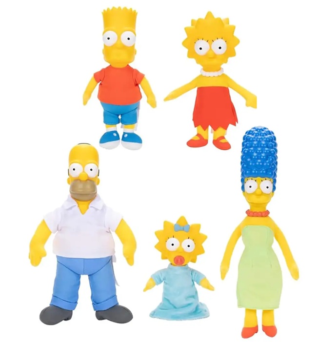 Peluche The Simpson Family Sogg. Assortiti e vendita singola