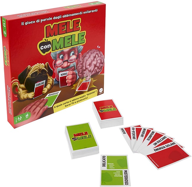 Mele con Mele Party Box, Gioco da Tavolo con Oltre 500 Carte da Abbinare 12+ Anni, GYX08