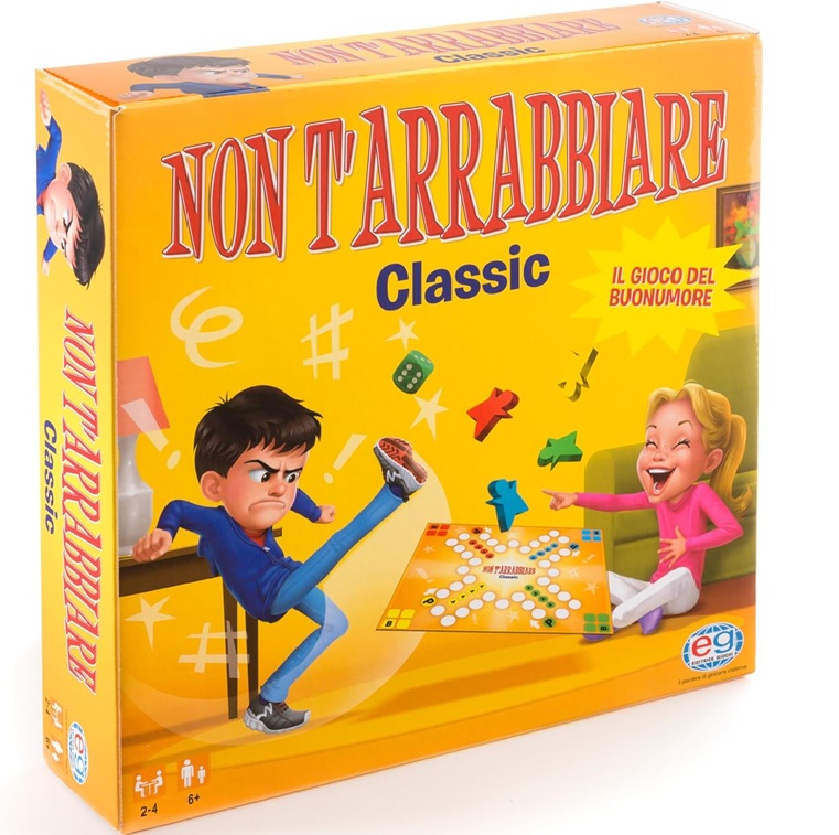 Editrice Giochi, Non T’Arrabbiare, il gioco di società adatto a bambini dai 6 anni in su