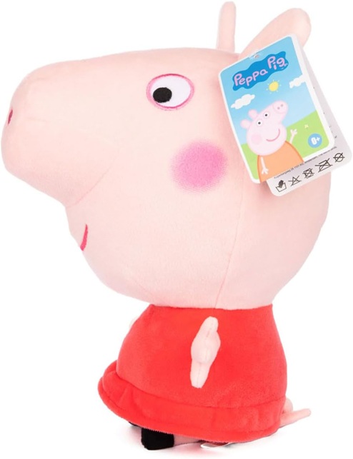 Peppa Pig – Peluche Peppa Qualità Super Morbida (Peppa e George 35 centimetri) sogg. Peppa