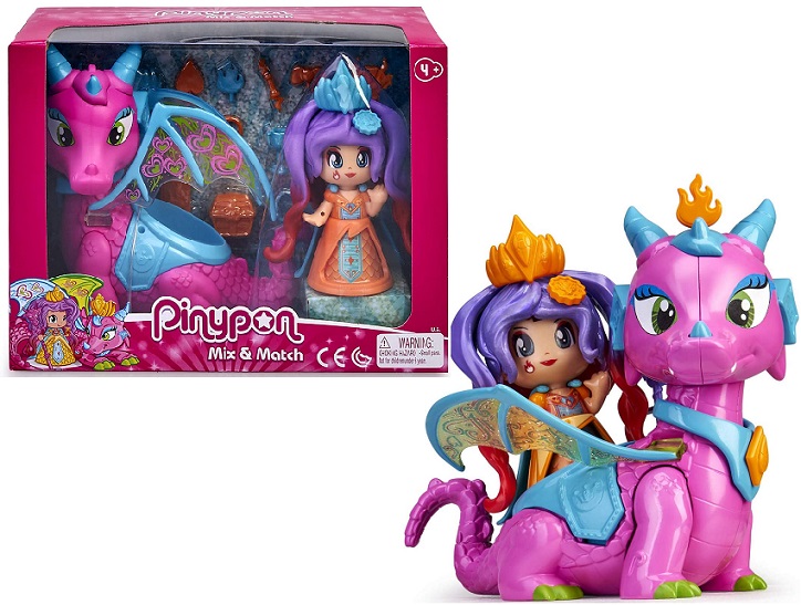 Pinypon – Mini Bambole Regina dei Draghi, 700015547