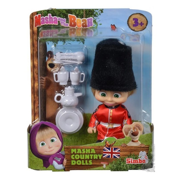Masha E Orso. Masha Cm 12 Con Vestizioni Nazionali Ass.