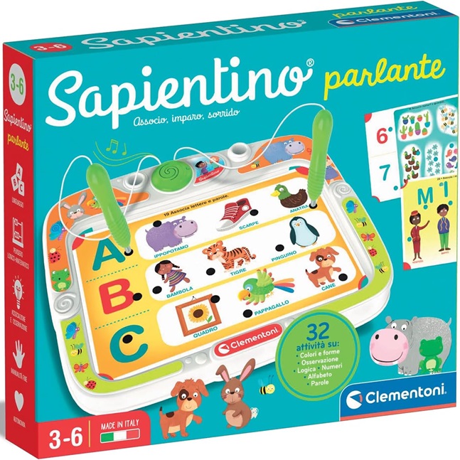 Clementoni- Sapientino Parlante da 3 a 6 anni