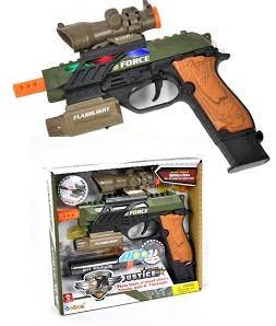 Pistola Force con mirino e accessori