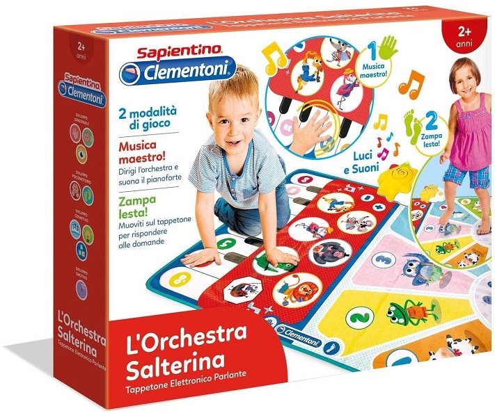 Clementoni- L’orchestra Salterina-Tappeto Musicale 2 Anni+, 17434
