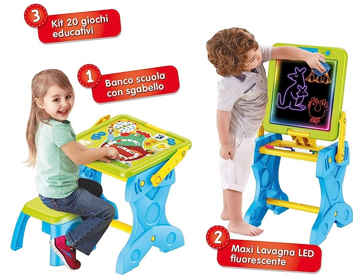 Lisciani Giochi- Carotina Banchetto LED  gioco e imparo 3 in 197142