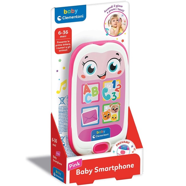 Baby Smartphone di Clementoni 17935 Col. Rosa
