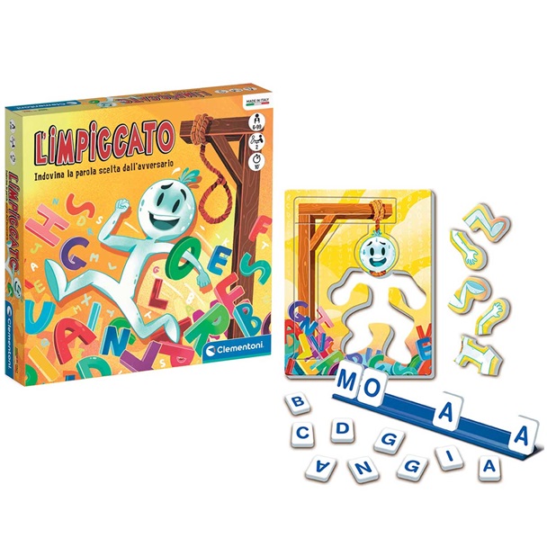 Clementoni – 16814 – L’impiccato – Gioco Da Tavolo Bambini 6 Anni