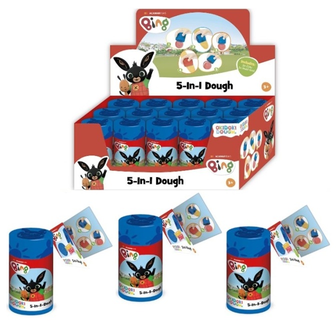 BING! Plastilina in Vasetti con stampini integrati (vendita singola)