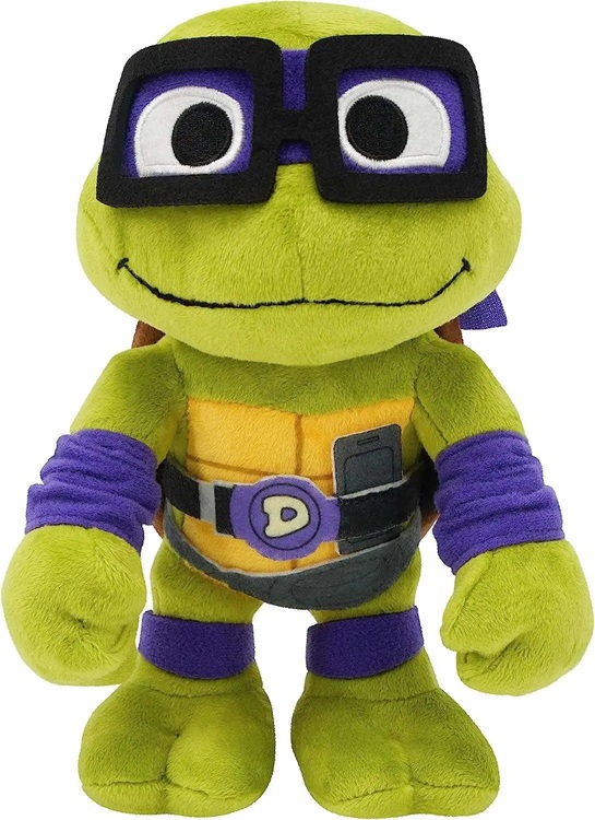 NINJA TURTLES MUTANT MAYEN TARTARUGHE NINJA PELUCHE 23 CM SOGG,DONATELLO