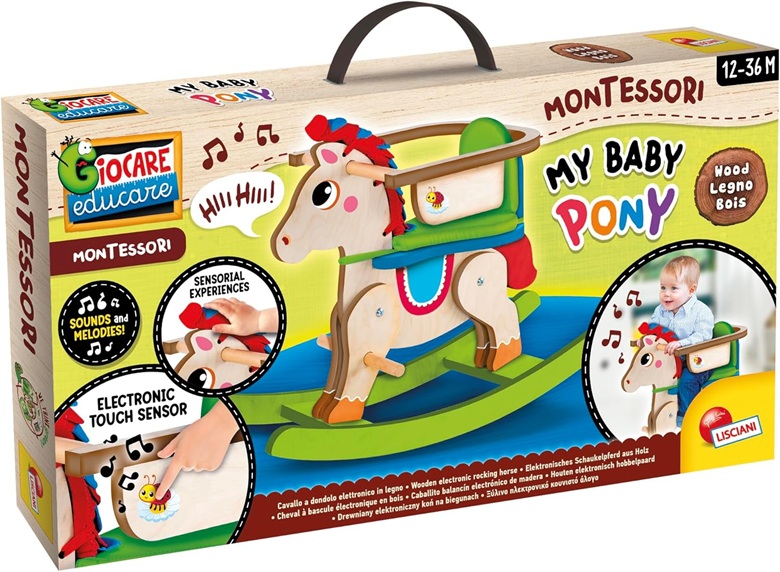 Liscianigiochi Montessori Wood My Baby Pony