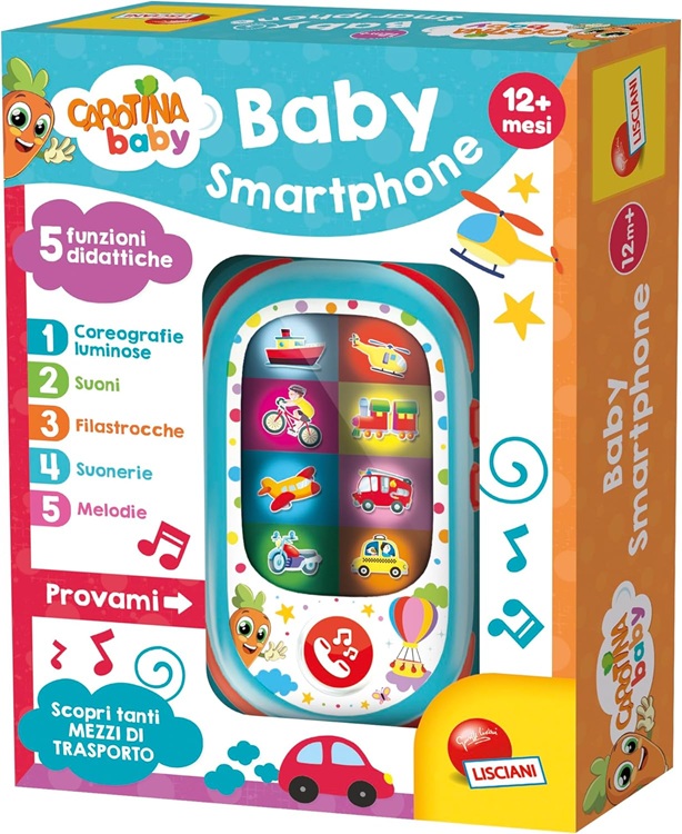 Lisciani Giochi – Carotina Baby Smartphone led, 111343