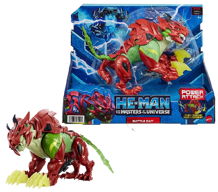 Masters of the Universe – Personaggio Battle Cat Snodato da Collezione, Giocattolo per Bambini 4+ Anni, HDY31