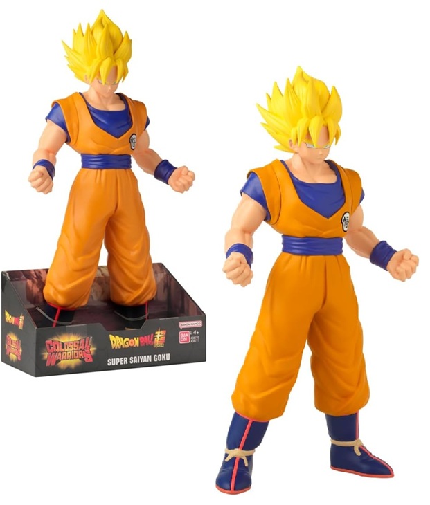 Dragon Ball Goku Super Saiyan 40cm Statuetta collezione Jumbo – Licenza ufficiale Dragon Ball