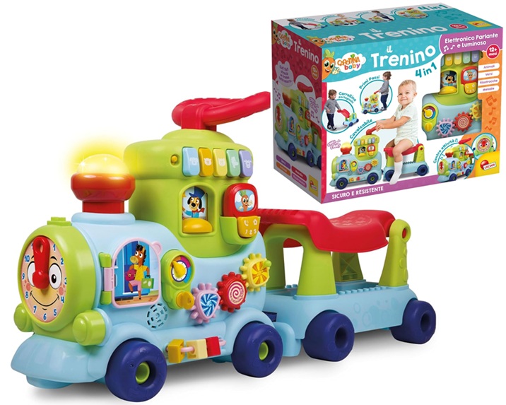 Lisciani Giochi- Carotina Baby Il Trenino dei Giochi, 113699