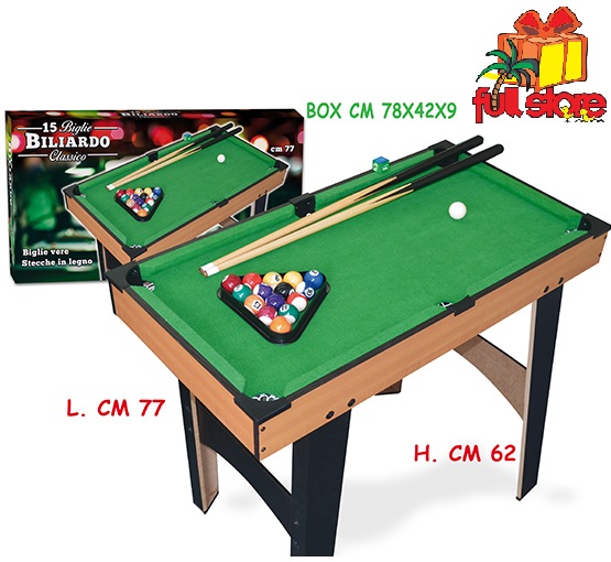 Biliardo completo con accessori